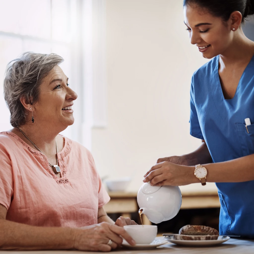 Thrive On Care helps clients maintain routines while eating meals at home in San Antonio.