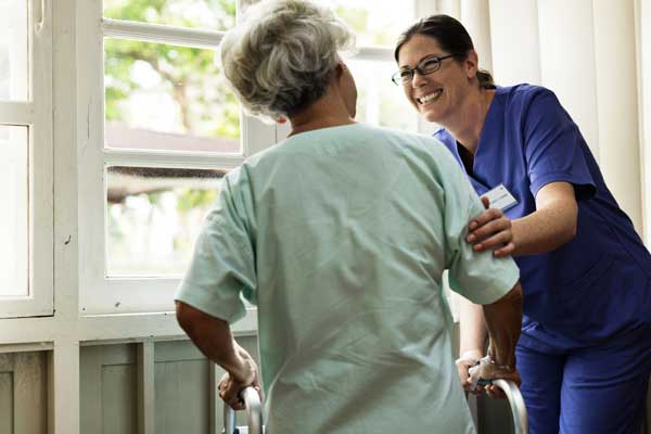 Thrive On Care helps patients safely transfer and move with mobility support.